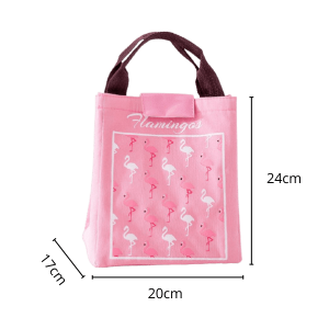 FrostBite™ Lunch Bag Rose Flamingos