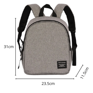 IcySatchel™ Petit Sac à Dos Isotherme Gris