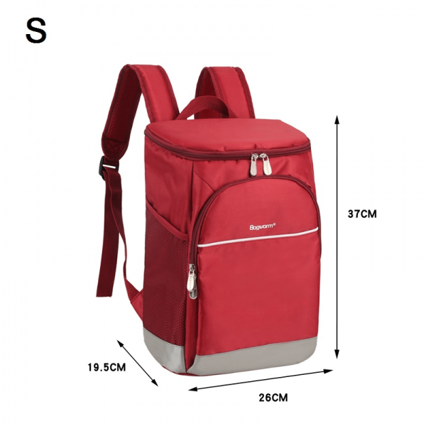 FrostySling™ Sac à Dos Isotherme Thermos Rouge