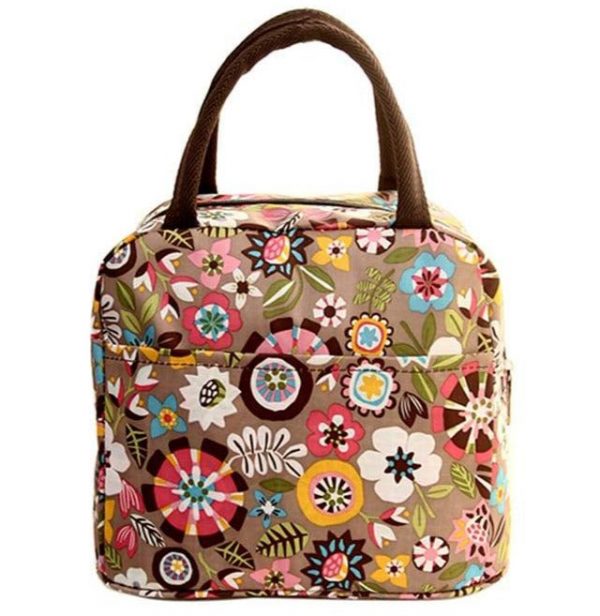 ChillyPouch™ Sac Isotherme Repas Fleurs Multicolores