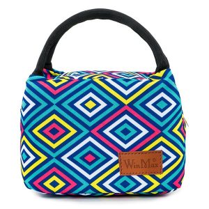 ChillyTote™ Sac Isotherme Repas Losanges Multicolores