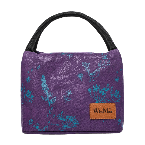 FrostyBox™ Sac Isotherme Repas Nature Violet